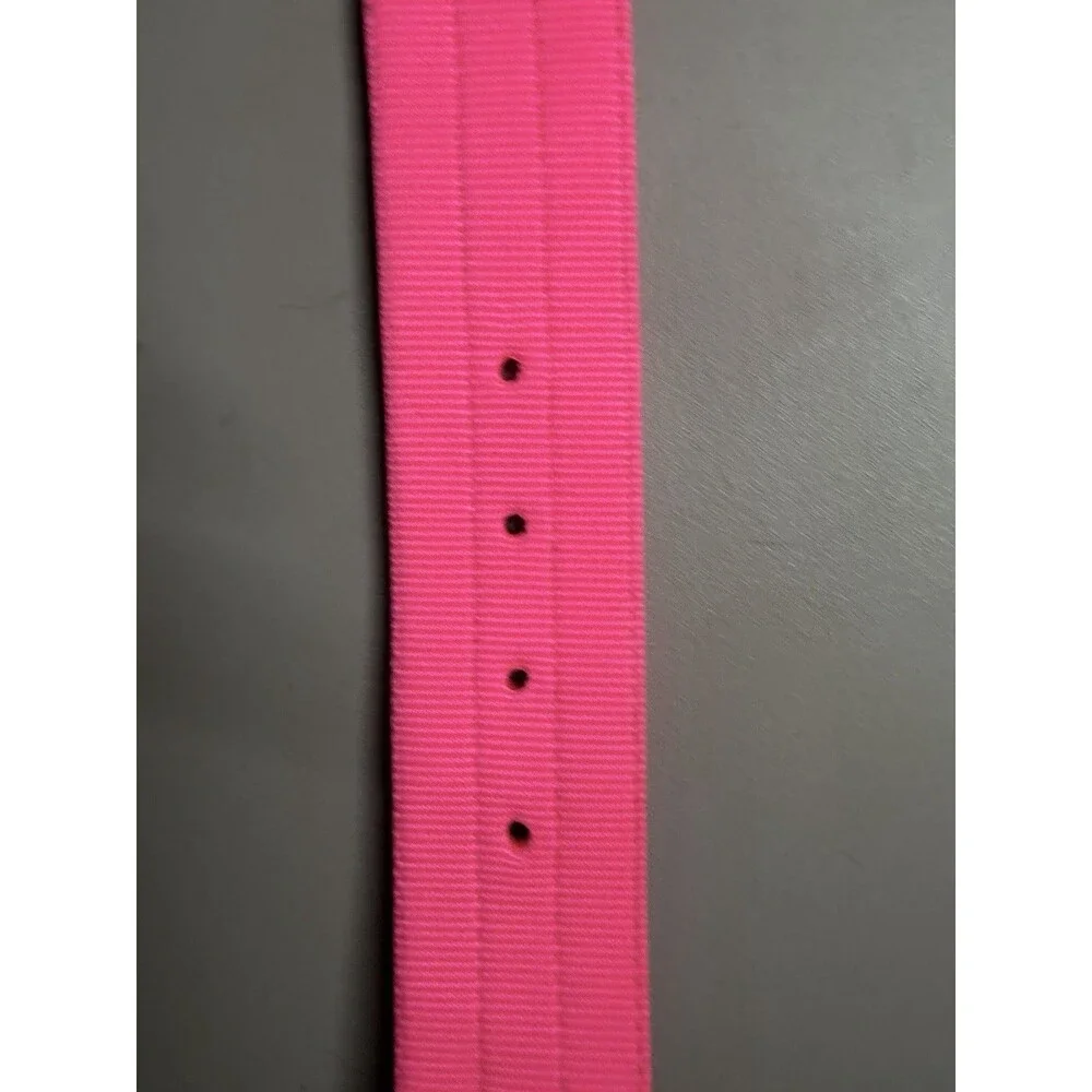 Dog Collar NWOT neon Pink Size Large (22” Long 2” Width)